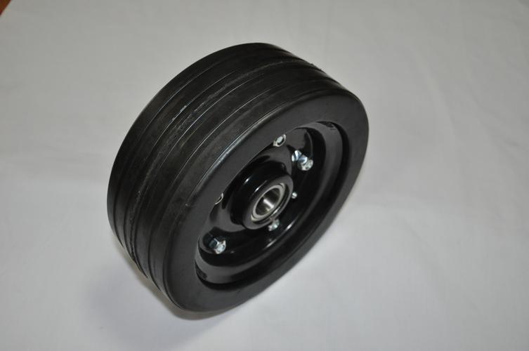 250x90橡胶实心轮 农机设备用轮子 高载重型轮子 胶粉实心轮